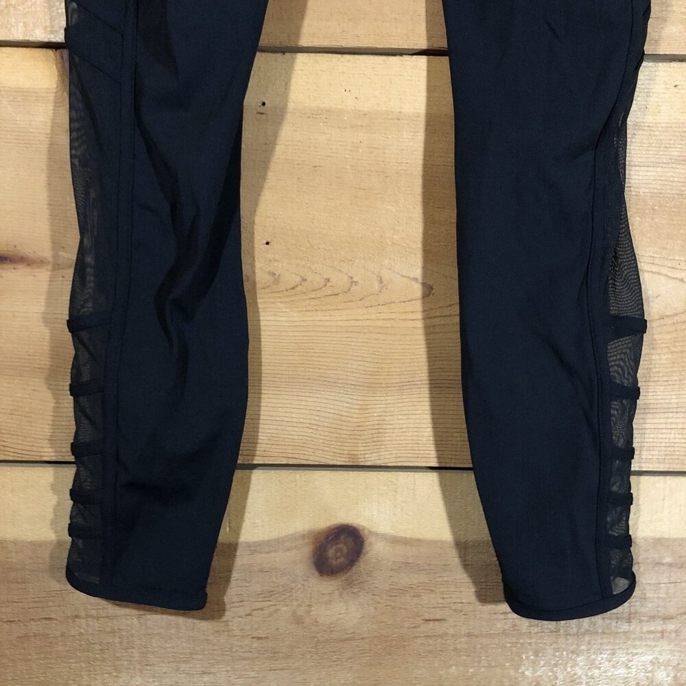 Lululemon Boston Soul Cycle Legging Athletic Womens Waist 25" Pull On High Rise - Picture 10 of 12